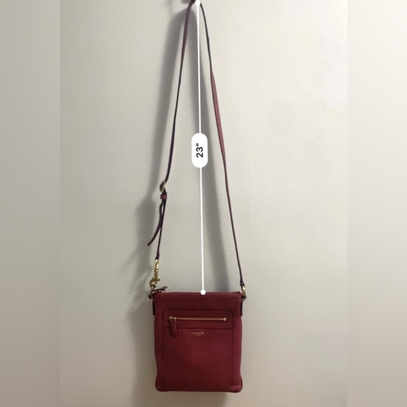 Coach Crossbody in Raspberry Leather - Picture 10 of 10